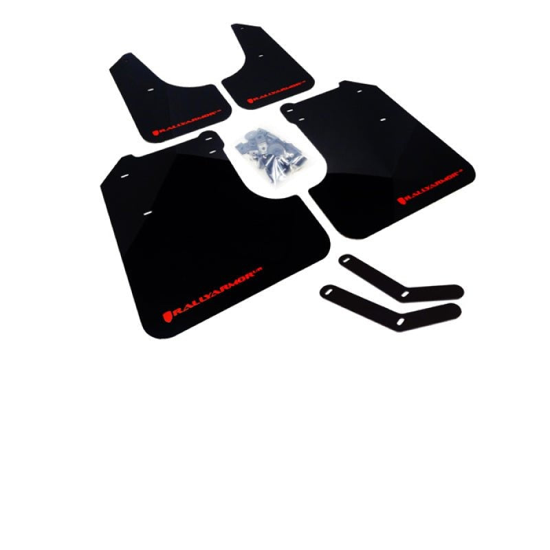Rally Armor Black UR Mud Flap Grey Logo WRX 2008-2010 / Impreza 2008-2011 | MF6-UR-BLK/GRY - JDMuscleMudflapsralMF6-UR-BLK/GRY
