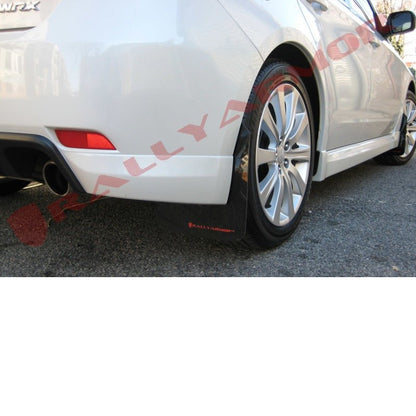 Rally Armor Black UR Mud Flap Red Logo WRX 2008-2010 / Impreza 2008-2011 | MF6-UR-BLK/RD - JDMuscleMudflapsralMF6-UR-BLK/RD
