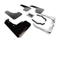 Rally Armor Lift/AT UR Black Mud Flap w/ Orange Logo Subaru XV Crosstrek 2018-2022 | MF46-LTUR-BLK/OR - JDMuscleMudflapsralMF46-LTUR-BLK/OR