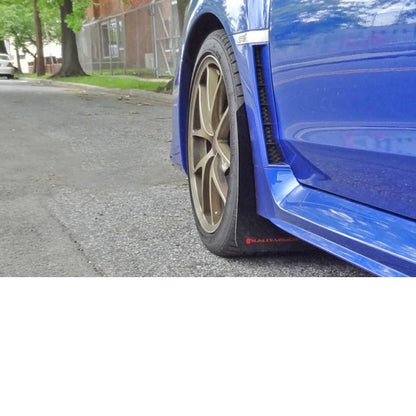 Rally Armor UR White Mud Flap w/ Red Logo WRX 15-2018 / STI 15-2018 | MF32-UR-WH/RD - JDMuscleMudflapsralMF32-UR-WH/RD