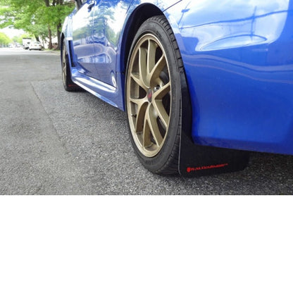 Rally Armor UR White Mud Flap w/ Red Logo WRX 15-2018 / STI 15-2018 | MF32-UR-WH/RD - JDMuscleMudflapsralMF32-UR-WH/RD