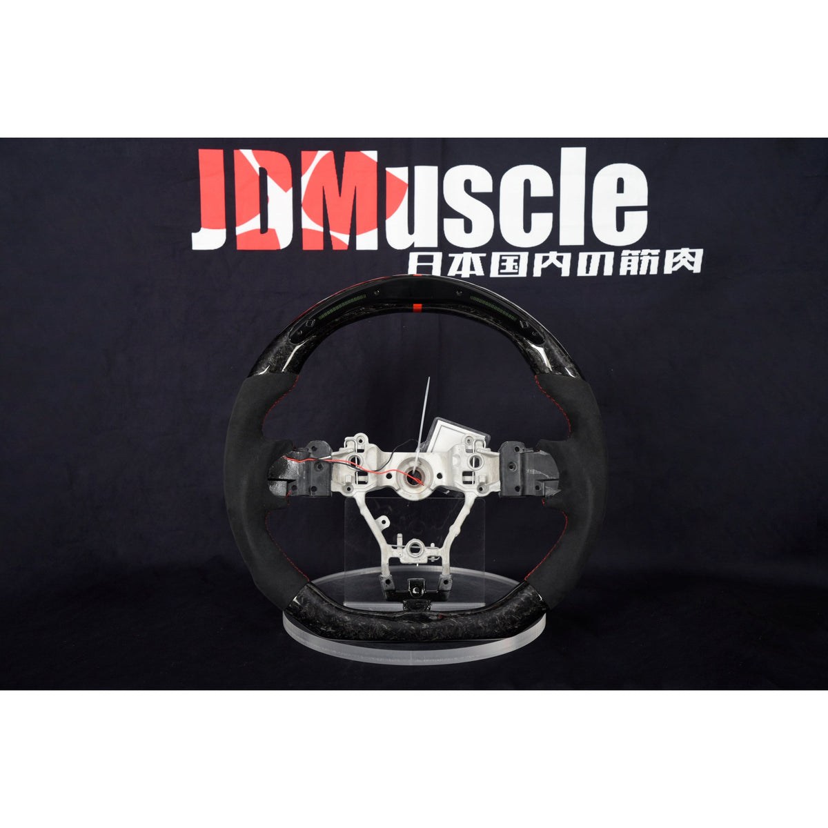 JDMuscle [15-21 WRX/STI] Custom Carbon Fiber Steering Wheel