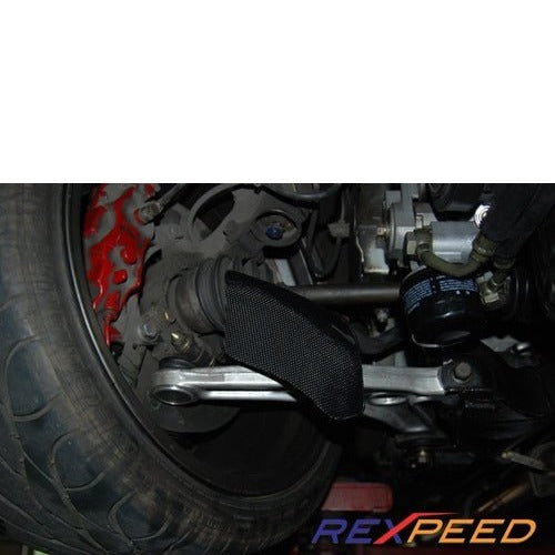 Rexpeed Carbon Fiber Brake Cooling Guides Mitsubishi Evo X 2008-2015 | R44 - JDMuscleBrake Ducting KitsREX R44