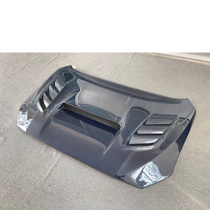 JDMuscle [15-21 WRX/STI] Carbon Fiber Hood V2 w/ Heat Extract