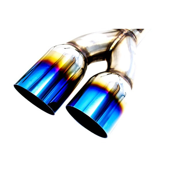 PLM WRX & STI 2015 - 2021 Axle-Back Exhaust / Muffler Deletes V1 Poish / Titanium Tip