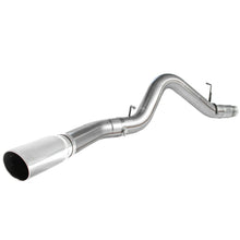 aFe Large Bore-HD 5-in 409 Stainless Steel DPF-Back Exhaust System with Polished Tip Chevrolet Silverado 2500 HD 2011-2016 / Silverado 3500 HD 2011-2016 / GMC Sierra 2500 HD 2011-2016 / Sierra 3500 HD 2011-2016 | 49-44041-P