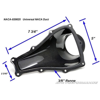 APR Carbon Fiber NACA Duct Type 1 Universal | NACA-020825