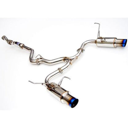 Invidia [13-24 BRZ / 13-16 FRS/ 17-21 GT86 / 21-24 GR86] N1 Cat back Exhaust Burnt Titanium Tips | HS12SSTGTT