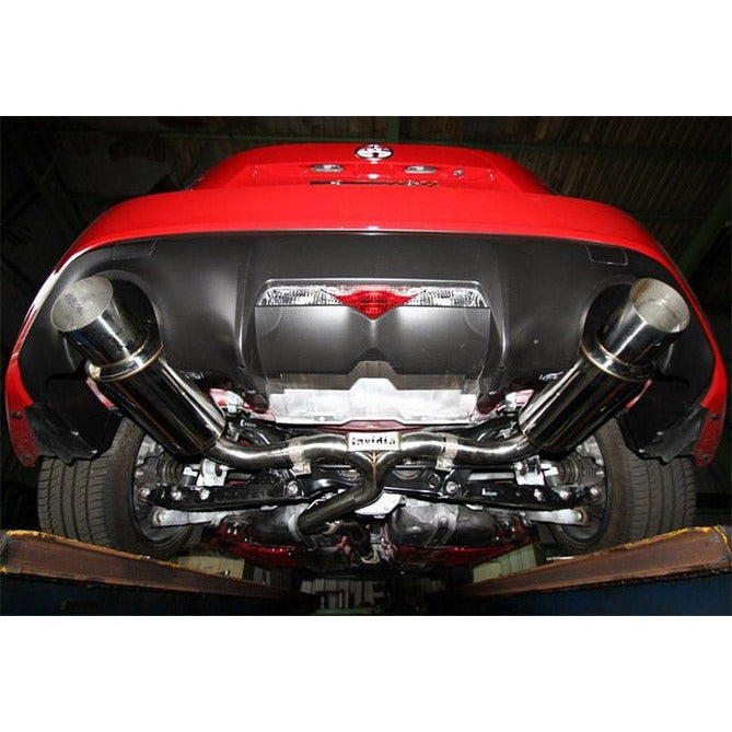 Invidia [13-24 BRZ / 13-16 FRS/ 17-21 GT86 / 21-24 GR86] N1 Cat back Exhaust Burnt Titanium Tips | HS12SSTGTT