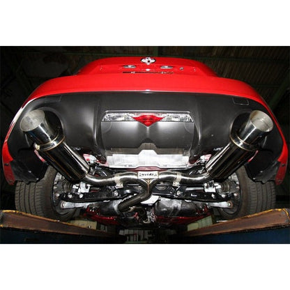 Invidia [13-24 BRZ / 13-16 FRS/ 17-21 GT86 / 21-24 GR86] N1 Cat back Exhaust Burnt Titanium Tips | HS12SSTGTT