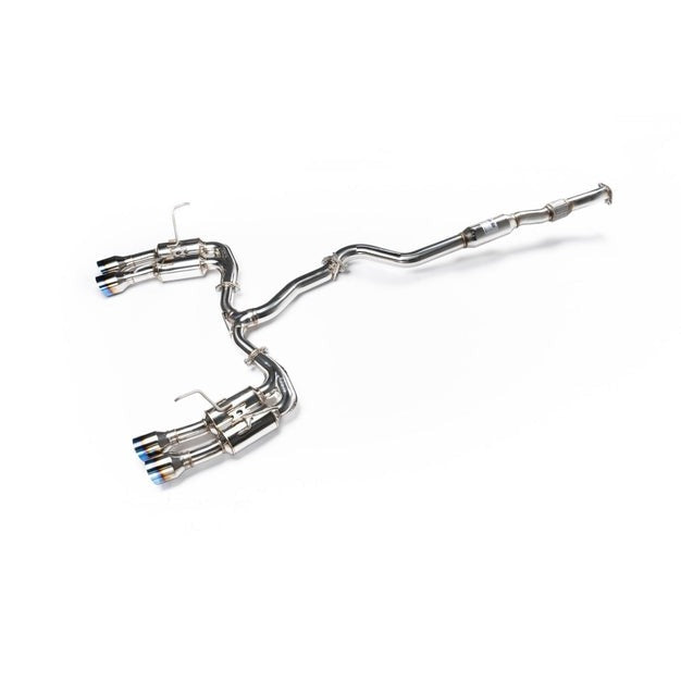 Invidia [15-21 WRX/STI] Gemini R400 Titanium Quad Tip Exhaust | HS15STIGM4ST