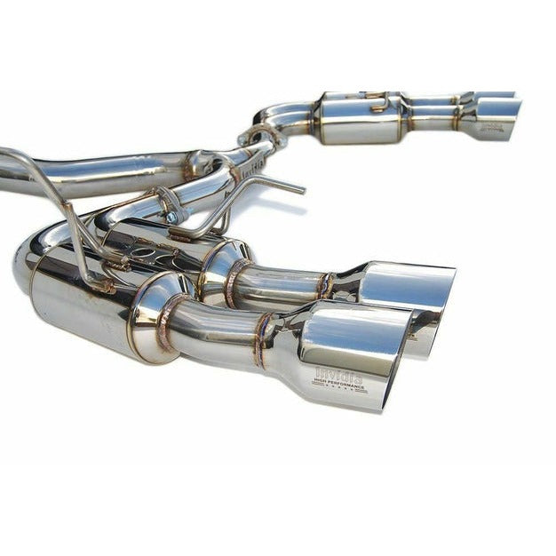 Invidia [15-21 WRX/STI] Gemini R400 Stainless Steel Quad Tip Exhaust | HS15STIGM4SS
