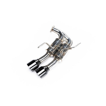 Invidia [15-21 WRX/STI] Gemini R400 Signature Series Black Tip Quad Tip Exhaust | HS15STIGM4SB