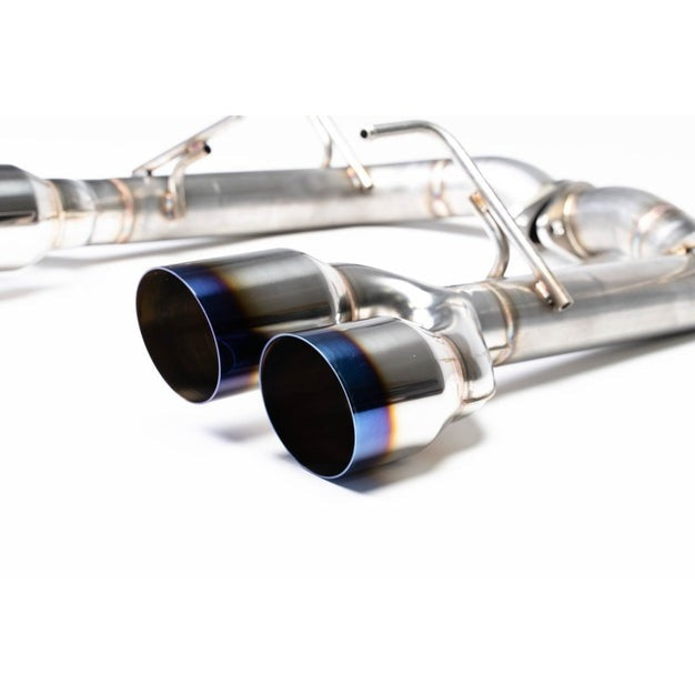 Remark 15-21 WRX/STI Cat Back Exhaust Titanium Stainless Single Wall Tip w/Resonated Mid Pipe- Discontinuing NO RETURNS
