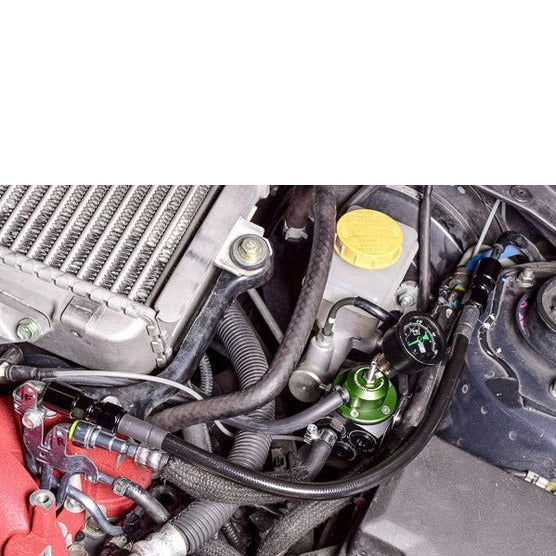 Radium Engineering 08-21 STI Fuel Pressure Regulator Kit Green | 20-0265-01