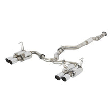 MXP 15-21 WRX/STI Comp RS Catback Exhaust w/ Quad Exit Stainless Steel Tips | MXCRVA