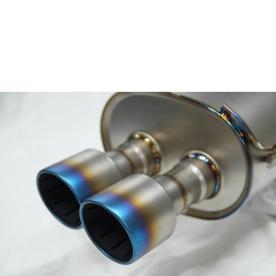 HKS 15-21 WRX/STI Super Turbo Twin Tail Titanium Tip Catback Exhaust | 31029-AF013V