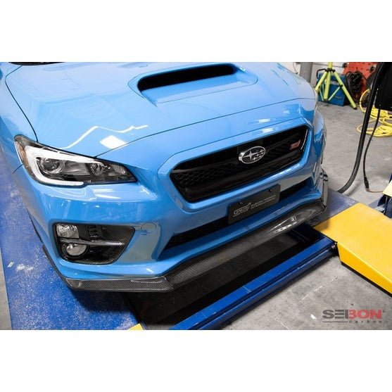 Seibon 15-17 WRX/STI MB1-Style Carbon Fiber Front Lip | FL15SBIMP-MB1