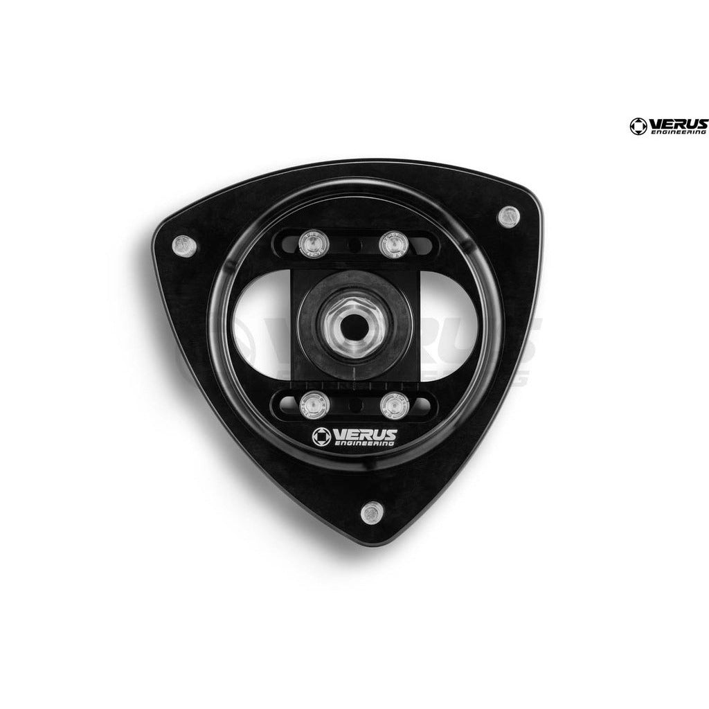 Verus Engineering 13-23 BRZ / 17-23 Toyota 86 Front Camber Plate Kit Anodized Black | A0019A-BLK