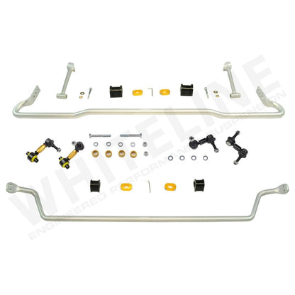 Whiteline 11-14 WRX / 08-14 STI Sway Bar Kit 22mm Front Adjustable / 22mm Rear Adjustable w/ Endlinks | BSK012