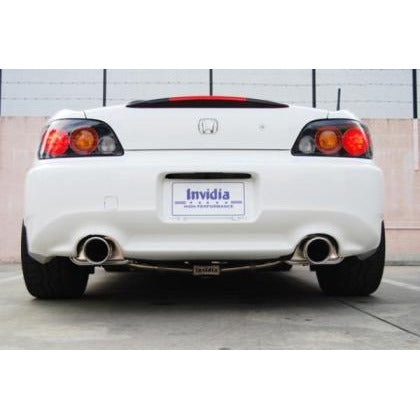 Invidia Q300 Cat-Back Exhaust - Rolled Dual Stainless Tips