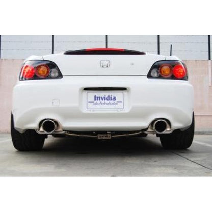 Invidia Q300 Cat-Back Exhaust - Rolled Dual Stainless Tips