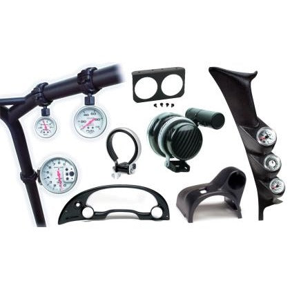 Autometer [00-03 Honda S2000] Dual Pillar Gauge Pod 52mm Black