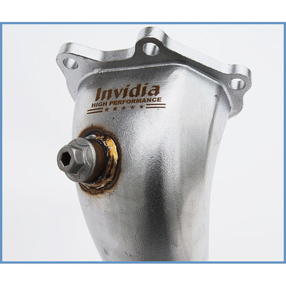 Invidia [08-14 WRX, 08-21 STI] High Flow Cat w/ Extra 02 Bung Downpipe | HS08SW1DOC