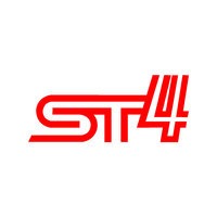 ST4 6" Sticker fits 4th Generation Subaru WRX / STI - 2015 - 2021 - JDMuscleExterior Bodyst46in-rdRed