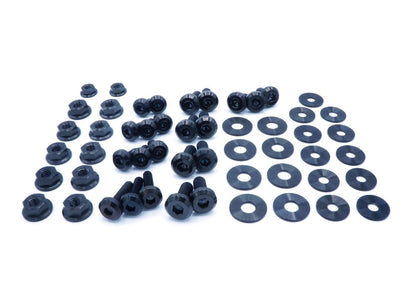 Stage 1 Titanium Hardware Engine Bay Kit - Nissan 350Z (2003 - 2006) - JDMuscleHardware KitsNIS-009-Ti-BLKBlack