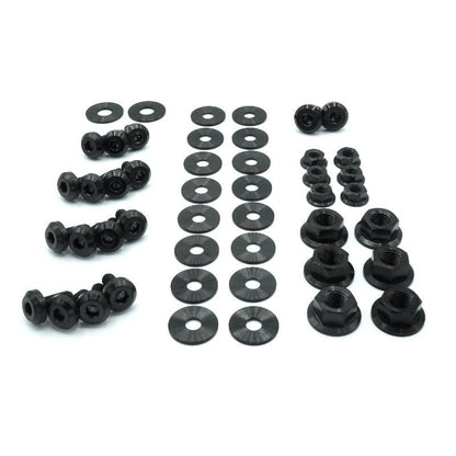 Stage 1 Titanium Hardware Engine Bay Kit - Nissan S15 (1999 - 2002) - JDMuscleHardware KitsNIS-056-Ti-BLKBlack