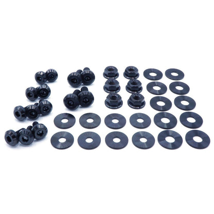 Stage 1 Titanium Hardware Engine Bay Kit - Subaru Impreza GC8 (1992 - 2001) - JDMuscleHardware KitsSUB-020-Ti-BLKBlack