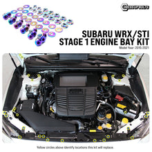 Stage 1 Titanium Hardware Engine Bay Kit - Subaru WRX/STI (2015 - 2021) - JDMuscleHardware KitsSUB-009-Ti-TBCosmic Burn