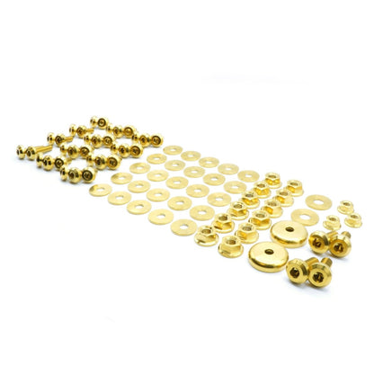 Stage 1 Titanium Hardware Engine Bay Kit - Toyota GR86/Subaru BRZ (2022+) - JDMuscleHardware KitsTOY-043-Ti-GLDGold