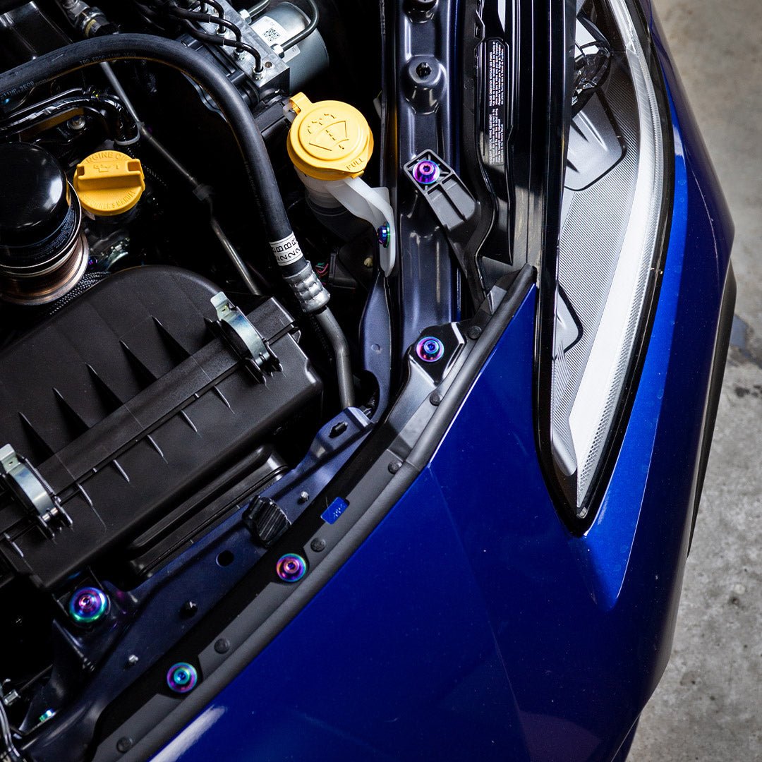 Stage 1 Titanium Hardware Engine Bay Kit - Toyota GR86/Subaru BRZ (2022+) - JDMuscleHardware KitsTOY-043-Ti-GLDGold