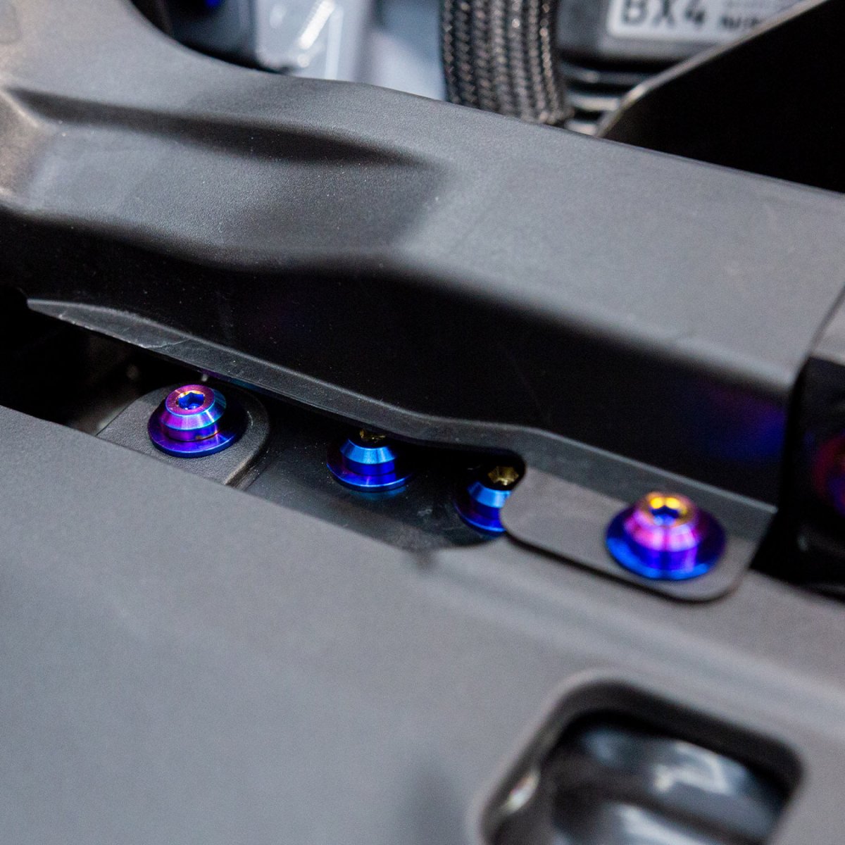 Stage 2 Titanium Hardware Engine Bay Kit - 2023+ Nissan Z - JDMuscleHardware KitsNIS-090-Ti-BLUBlue