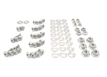 Stage 2 Titanium Hardware Engine Bay Kit - Nissan S15 (1999 - 2002) - JDMuscleHardware KitsNIS-055-Ti-POLPolished