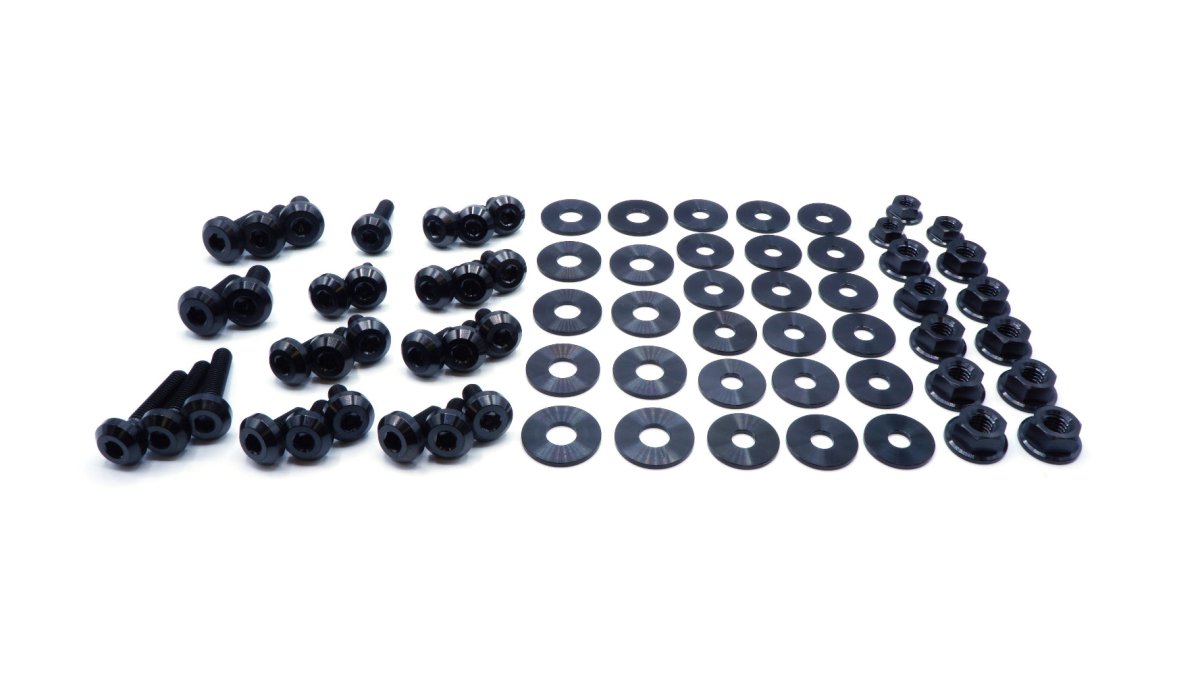Stage 2 Titanium Hardware Engine Bay Kit - Subaru Impreza GC8 (1992 - 2001) - JDMuscleHardware KitsSUB-021-Ti-BLKBlack