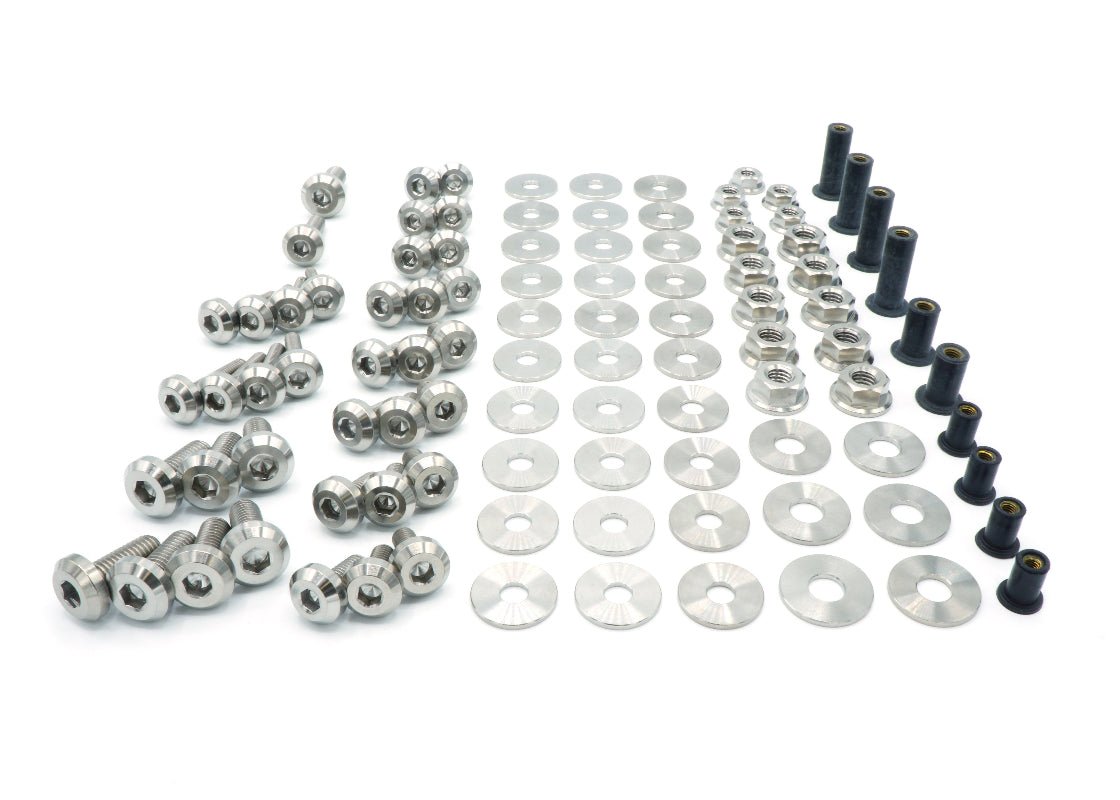 Stage 2 Titanium Hardware Engine Bay Kit - Subaru WRX/STI (2015 - 2021) - JDMuscleHardware KitsSUB-015-Ti-POLPolished