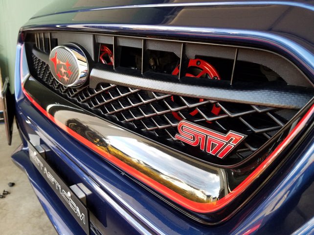 Sticker Fab 15 - 17 WRX/STI S207 Style Grille Pinstripe | 15S207 - JDMuscleStickers and Vinyls15S207RD