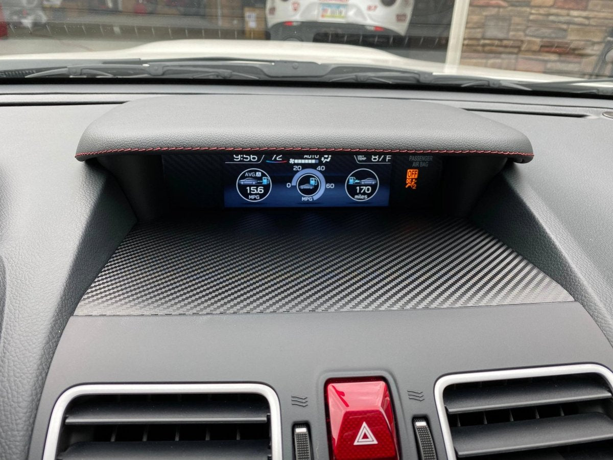 StickerFab [15-21 WRX / STI] 3D Carbon Center Instrument Panel Dash Trim - JDMuscleStickers and Vinyls15WRXCDT3DBK