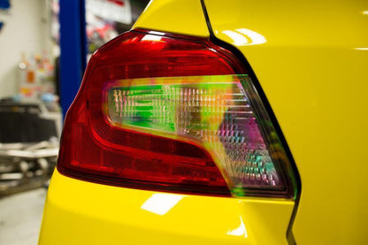 StickerFab [15-21 WRX/STI] Smoked Tail Light Overlays - Dark, Light, Red, or Yellow - JDMuscleTail Lights15WRXTLCHChameleon