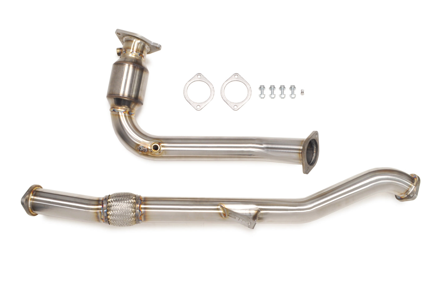 STM 22-24 Subaru WRX MT Catted Downpipe/J-Pipe | STM-VBWRX-DP