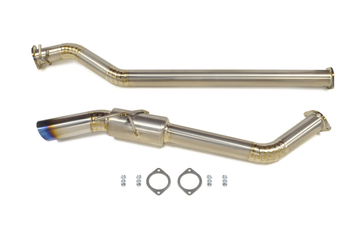 STM 22 - 25 WRX Titanium Single Exit Cat - Back Exhaust | STM - VBWRX - EXSE - TI - JDMuscleCat Back Exhaust SystemSTM-VBWRX-EXSE-TI-BLUEBurned Tip
