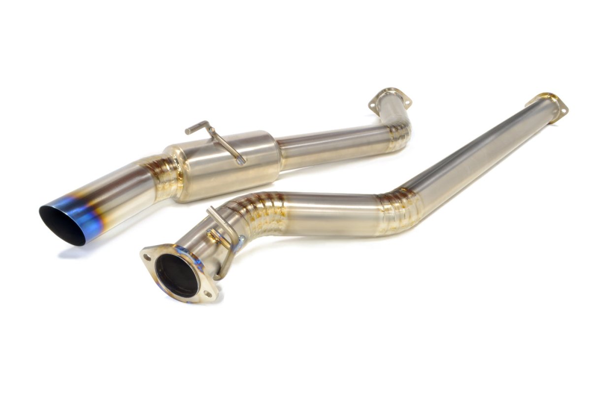 STM 22 - 25 WRX Titanium Single Exit Cat - Back Exhaust | STM - VBWRX - EXSE - TI - JDMuscleCat Back Exhaust SystemSTM-VBWRX-EXSE-TI-BLUEBurned Tip