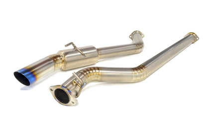 STM 22 - 25 WRX Titanium Single Exit Cat - Back Exhaust | STM - VBWRX - EXSE - TI - JDMuscleCat Back Exhaust SystemSTM-VBWRX-EXSE-TI-BLUEBurned Tip
