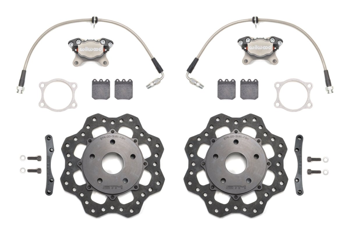 STM [22 - 26 WRX] Lightweight Rear Drag Brake Kit | STM - DBKR - 22WRX - JDMuscleBig Brake KitsSTM-DBKR-22WRX-SCAScalloped (*For Drag Racing ONLY*)