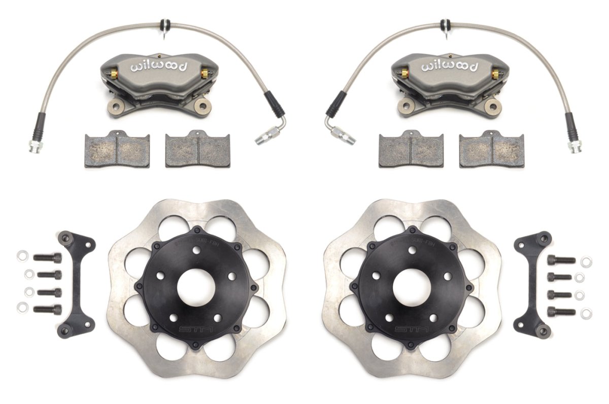 STM Lightweight Front Drag Brake Kit for [22 - 26 WRX] | STM - DBKF - 22WRX - JDMuscleBig Brake KitsSTM-DBKF-22WRX-SCAScalloped (*For Drag Racing ONLY*)
