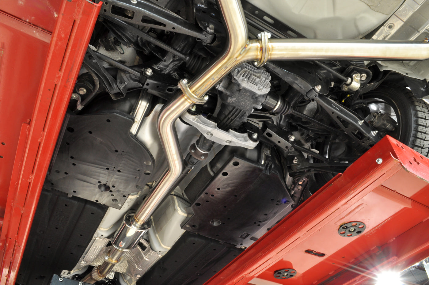 STM Stainless Dual Exit Cat-Back Exhaust for 22-24 WRX