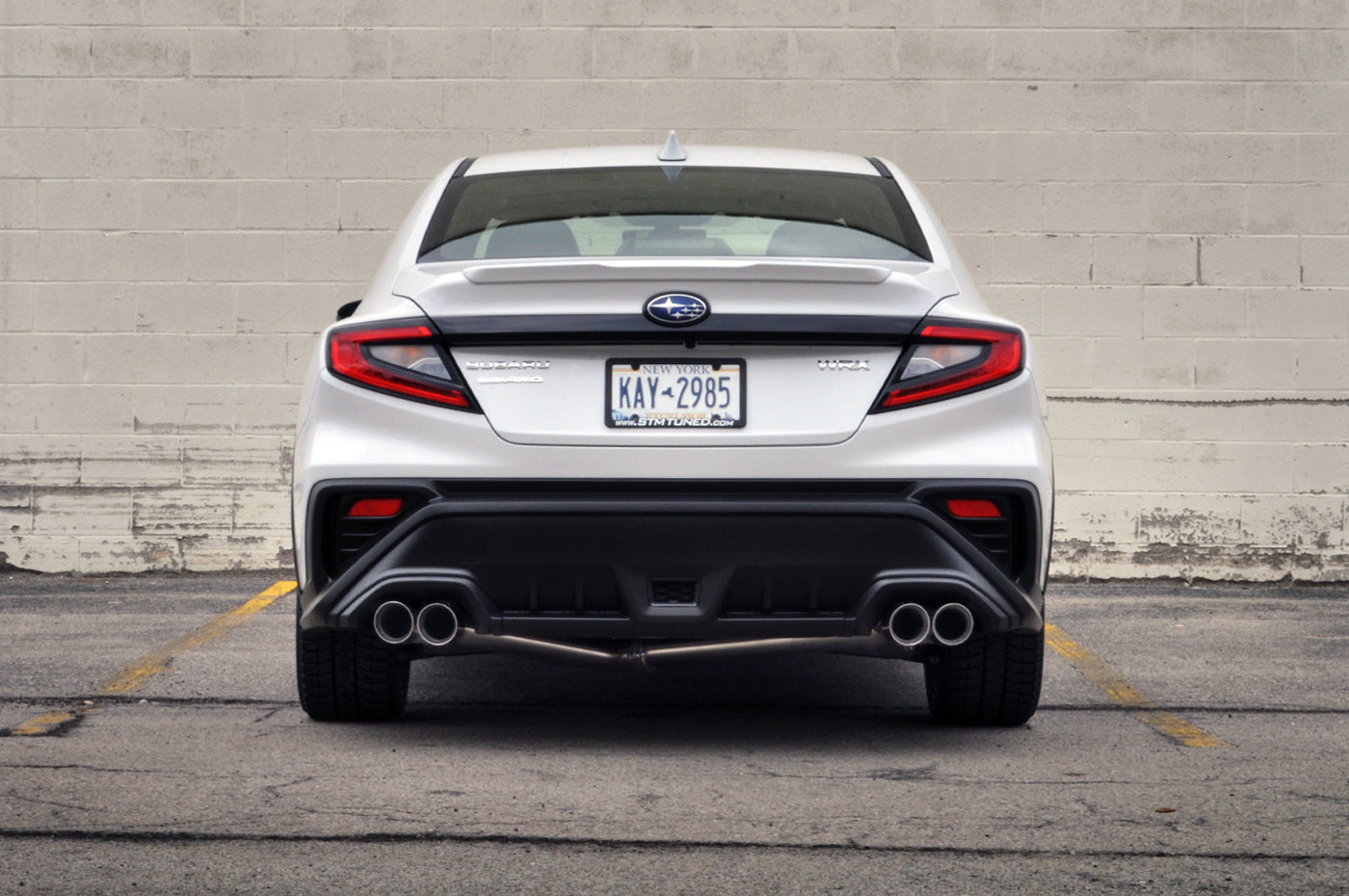 STM Stainless Dual Exit Cat-Back Exhaust for 22-24 WRX